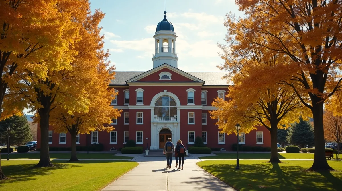 Showalter Hall red brick building at Eastern Washington University in Cheney